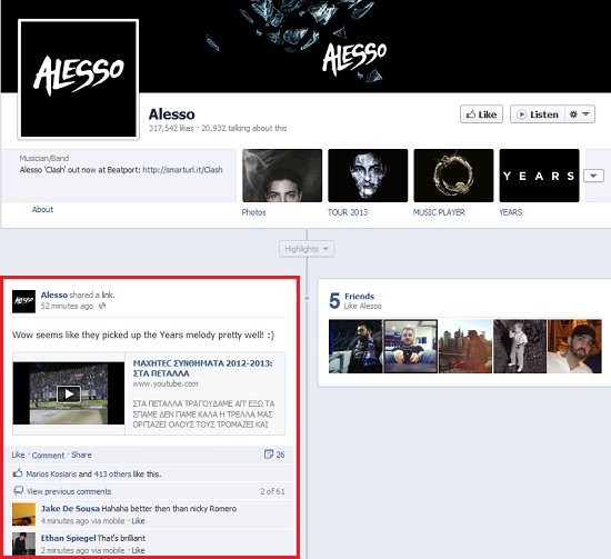 alesso share